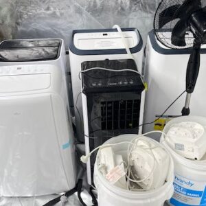 Grid connect portable air conditioner